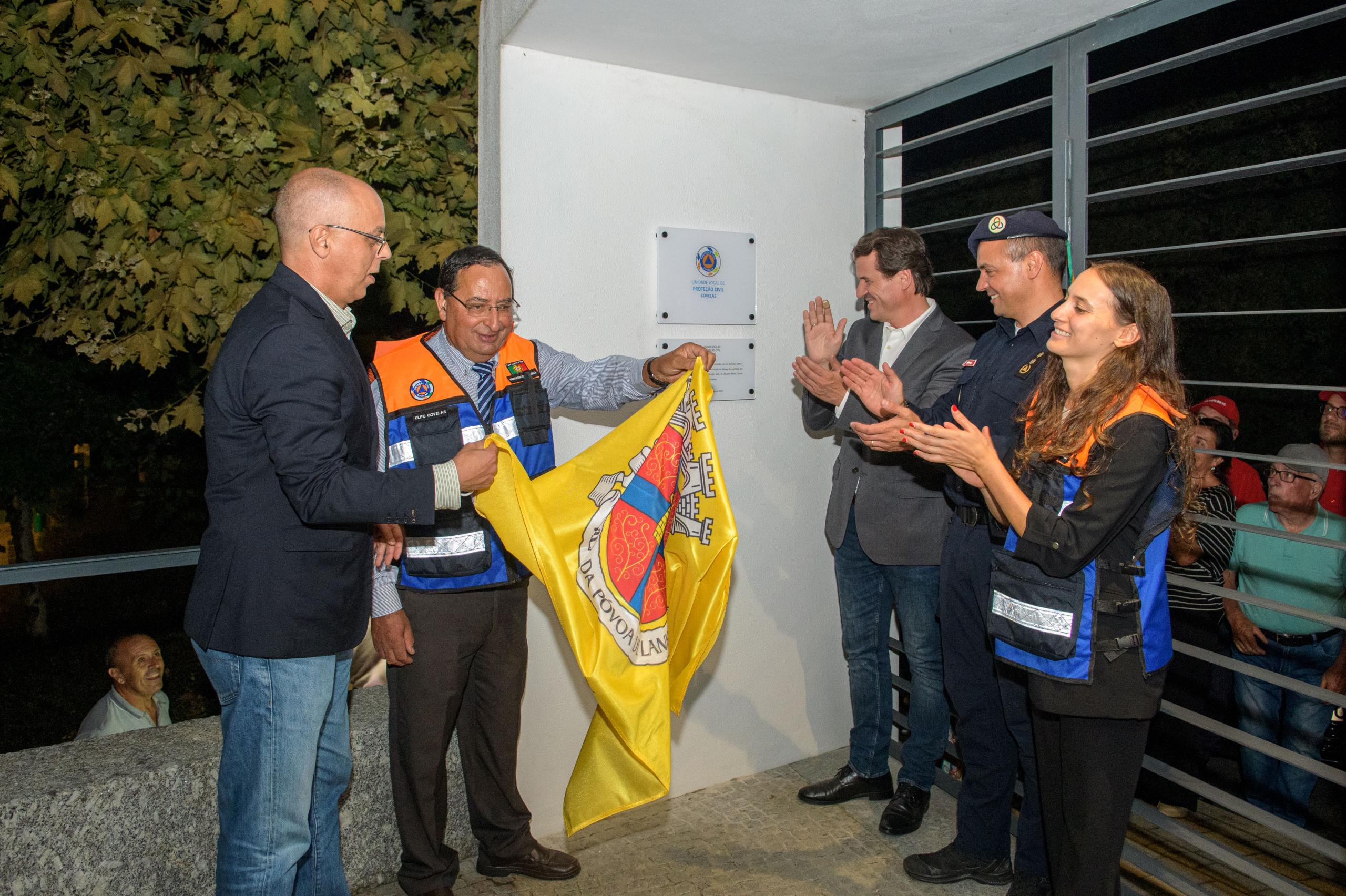 Covelas inaugurou unidade local de Proteção Civil