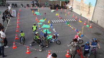 Atividades dirigidas aos mais novos no Salão da Mobilidade focaram os cuidados a ter na estrada