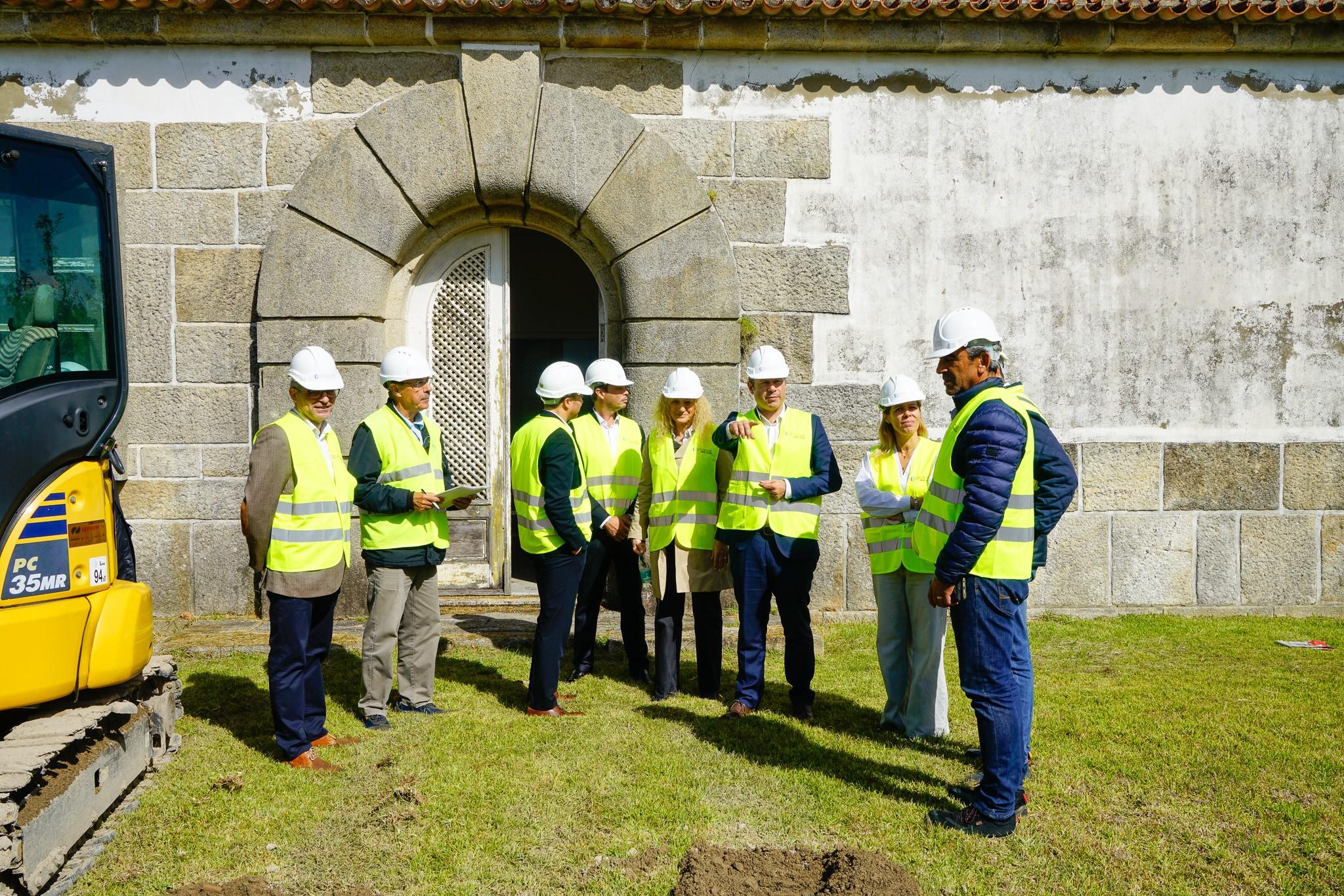 Presidente de Esposende visita obras na Unidade de Saúde de Apúlia
