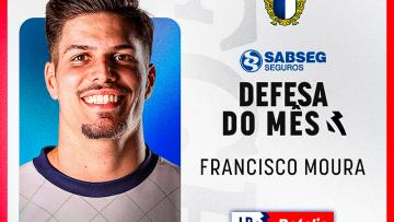 Francisco Moura eleito defesa do mês pela Liga
