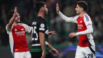 Sporting sofre cinco do Arsenal entre várias goleadas na quinta jornada
