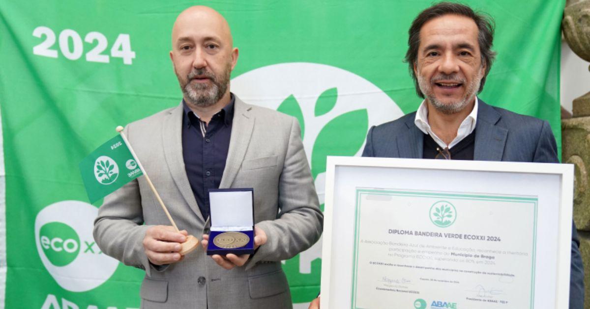 Cinco municípios do Minho distinguidos com a Bandeira Verde ECOXXI pelo Desempenho Ambiental
