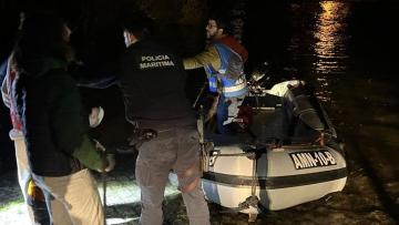 Espanhóis resgatados de rocha isolada no rio Minho em Melgaço