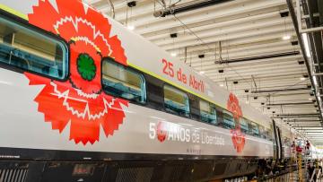 Comboio da Liberdade já está a circular em Portugal