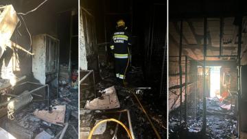 Incêndio destrói instalações de associação desportiva em Arcos de Valdevez