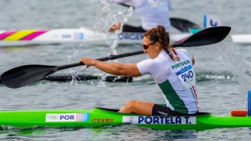 Teresa Portela nas meias-finais de K1 500 metros