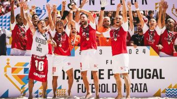 Sporting de Braga encerra o futebol de praia