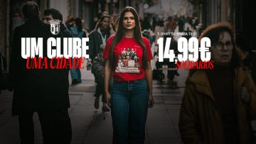 SC Braga faz t-shirt com imagem da tarja proibida para campanha solidária