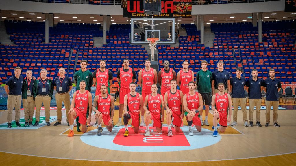 Portugal vence Montenegro no arranque da qualificação para o Campeonato do Mundo 2027 de basquetebol