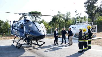Campus da Proteção Civil de Famalicão recebeu meio aéreo