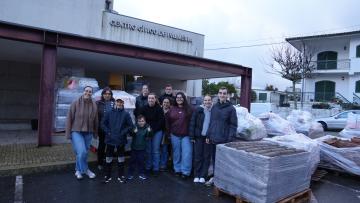 Palmeira leva 20 paletes  de bens e esperança  às populações de Leiria
