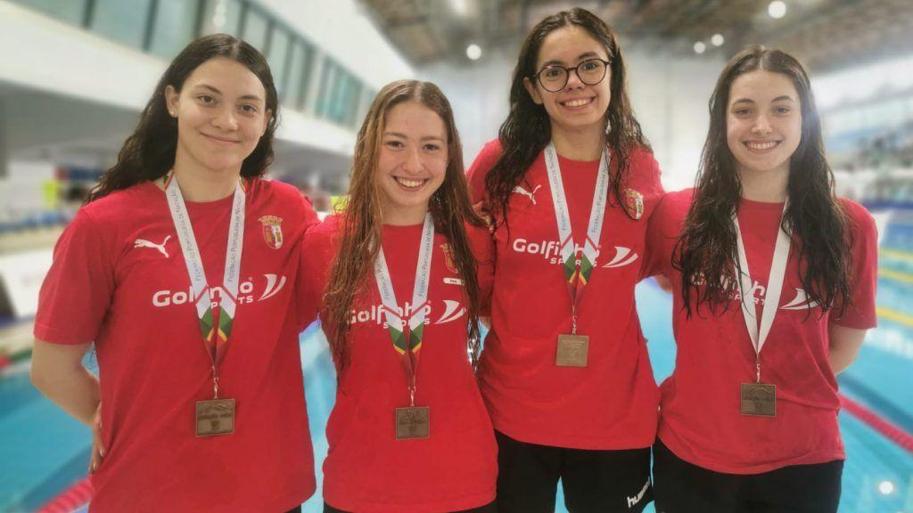 SC Braga garantiu sete medalhas no primeiro dia dos Nacionais de Natação