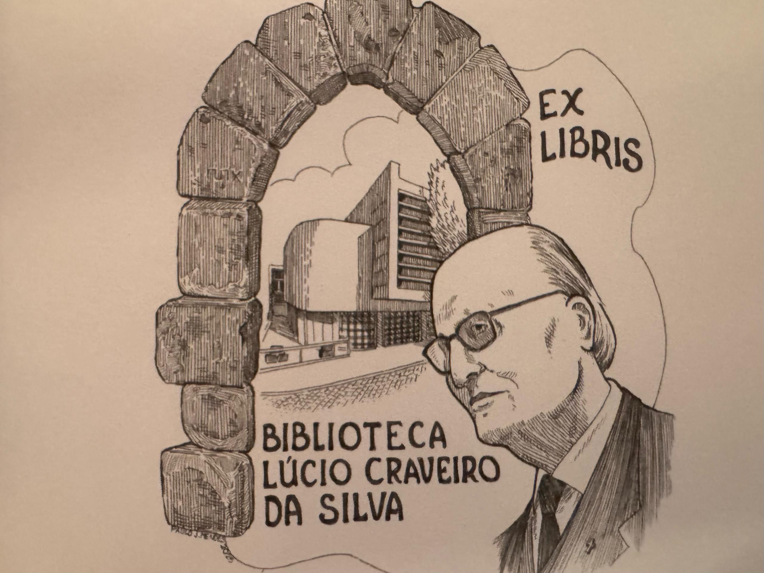 Biblioteca Lúcio Craveiro  da Silva apresenta novo ex-líbris