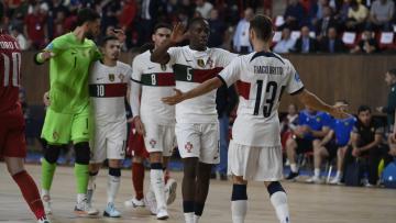 Portugal goleia Arménia e aproxima-se do Mundial2024 de futsal