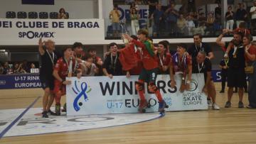 Presidente da República felicita campeões da Europa de hóquei em patins de sub-17