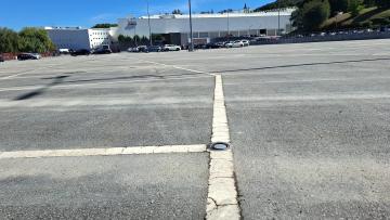 Forum Braga preparado para receber a feira semanal