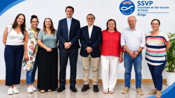Conselho Central de Braga de São Vicente de Paulo reuniu com D. Nélio Pita