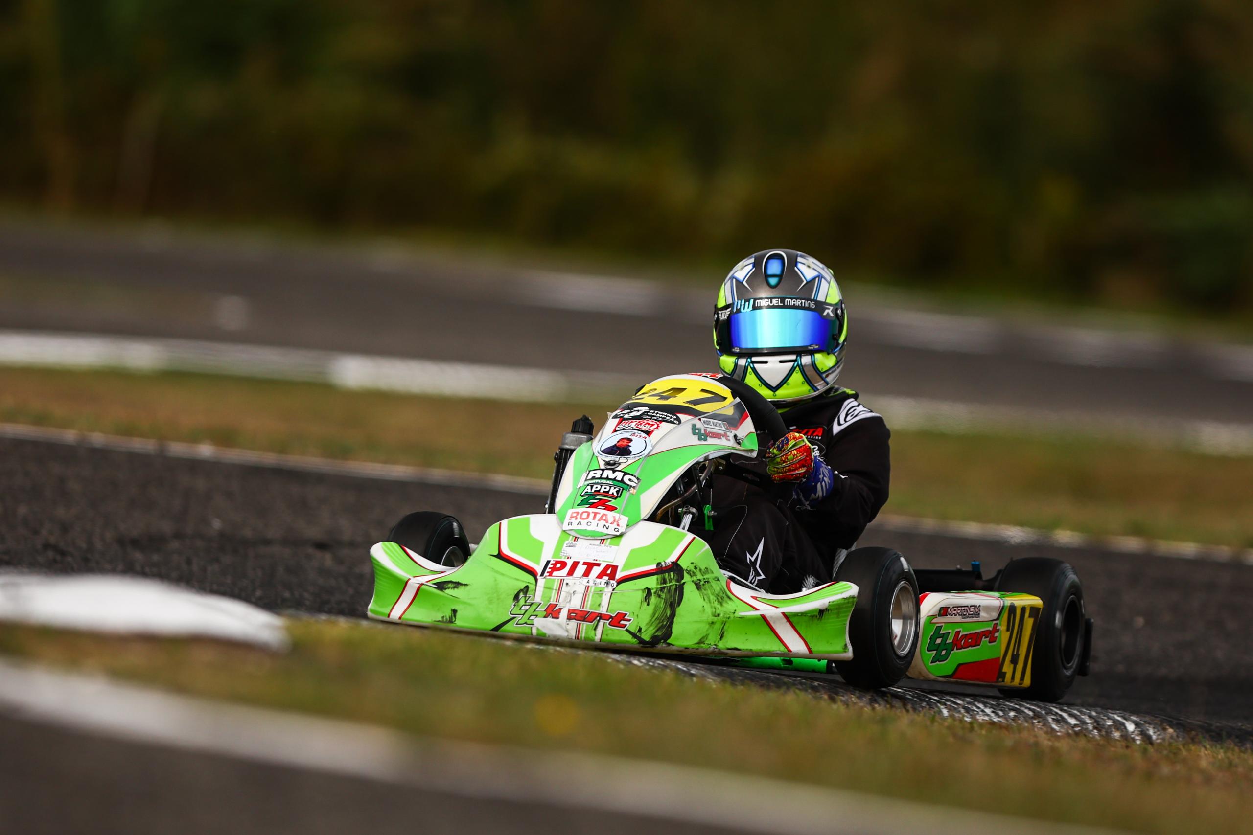 Miguel Martins sagrou-se vice-campeão nacional Rotax da categoria Mini Max
