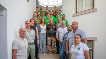 ADJ Vila Praia homenageada na Câmara de Caminha pela conquista do título da 3.ª Divisão Nacional