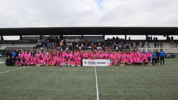 Festa do Futebol Feminino 2026 reúne mais de 300 participantes em Ronfe