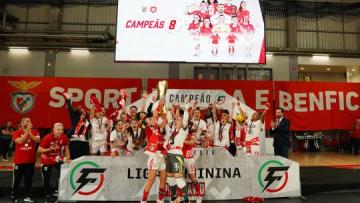 Benfica bate Nun'Álvares e arrebata oitavo título nacional feminino de futsal