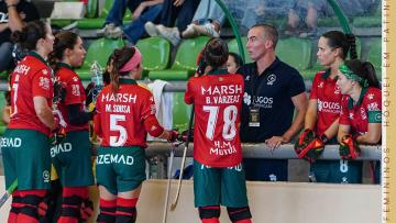 Seleção feminina na final do GoldenCat em Barcelona