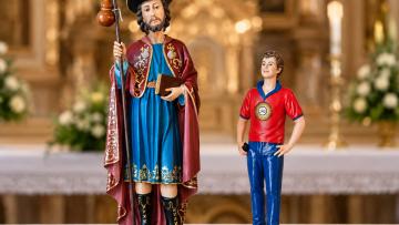 Santuário da Senhora do Pilar enriquecido com imagens de S. Tiago Maior e S. Carlo Acutis