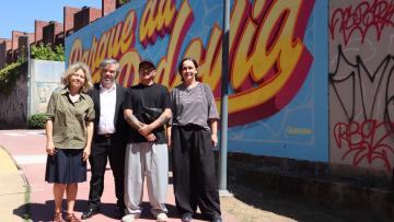 Intercâmbio com cidade de Cali  deixa em Braga mural artístico