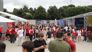 Chuva não afastou adeptos de SC Braga Day que celebrou espírito guerreiro