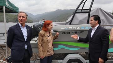 Terras de Bouro ganha embarcação para ajudar na fiscalização na Caniçada e em terra