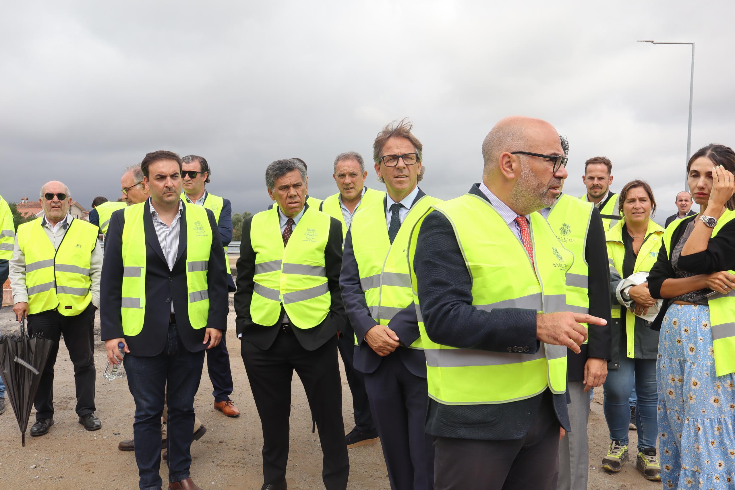 Ministro elogia obra que vai revolucionar dinâmica da circulação em Barcelos