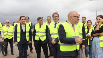 Ministro elogia obra que vai revolucionar dinâmica da circulação em Barcelos