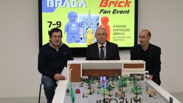 Estação ferroviária, cidade submersa e estufa são atrações da feira de legos de Braga