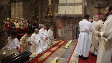 Arcebispo pede aos novos diáconos serviço dedicado e criativo em prol do bem