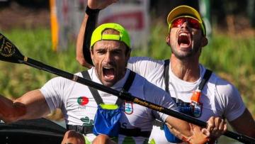 José Ramalho e Fernando Pimenta revalidam título mundial de canoagem de maratonas