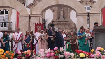 Braga Romana recriou tradição ancestral de batizado romano