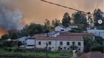 Temperaturas extremas no Minho causam  incêndios e fazem baixar a qualidade do ar