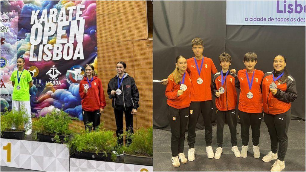 SC Braga garantiu seis medalhas no Karaté Open Lisboa