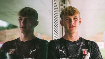Lukas Pellegrin reforça a baliza dos sub-19 do SC Braga e quer seguir exemplo de Hornicek