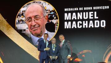 Manuel Machado recebeu Medalha de Bons Serviços da FPF na Gala Quinas de Ouro 2025