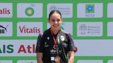 Atleta do Vitória SC sagrou-se campeã nacional nos 300 metros barreiras