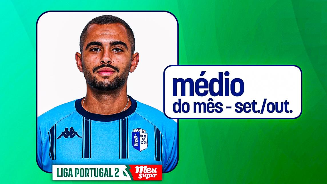 Moha Moukhliss distinguido como médio do mês na II Liga