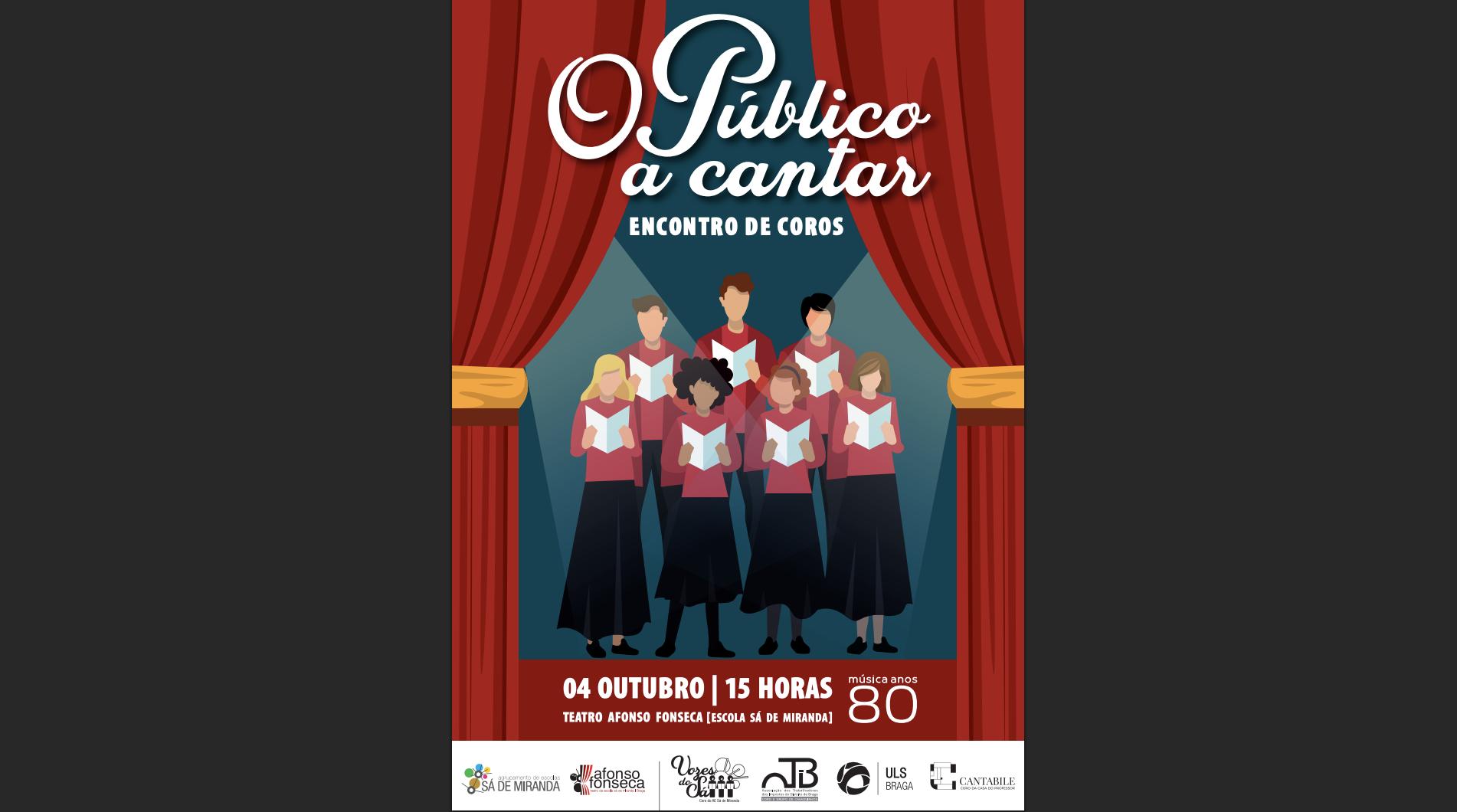 Braga recebe primeira edição de “O Público a Cantar” com lotação esgotada