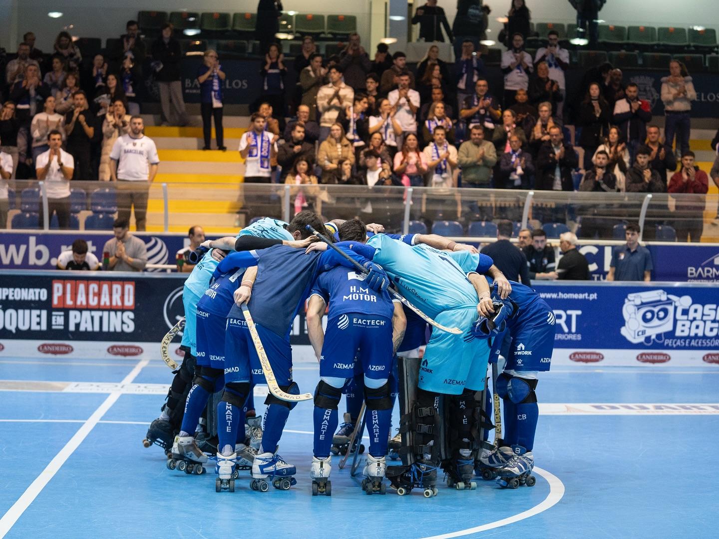Óquei de Barcelos venceu Liceo da Corunha para a Liga dos Campeões