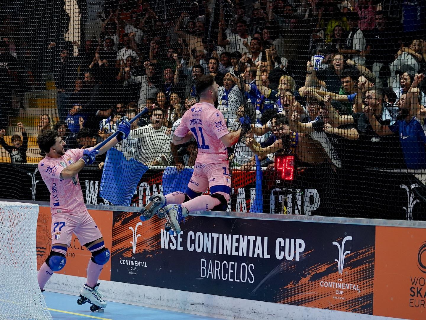 Óquei de Barcelos conquistou Taça Continental