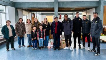 AD Fafe entregou 400 kg de bens alimentares Conferência do Sagrado Coração de Jesus - S. Vicente de Paulo