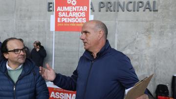 Paulo Raimundo reafirma confiança no SNS mas pede mais profissionais de saúde para Braga