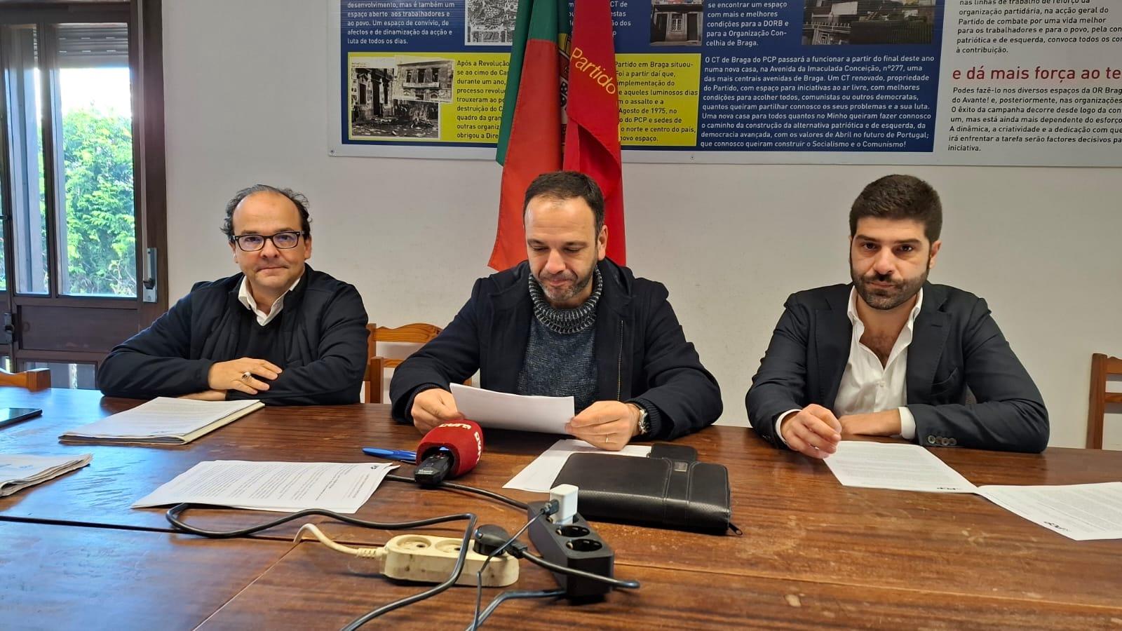 PCP quer nova ala cirúrgica do Hospital de Braga e variante do Cávado no Orçamento do Estado