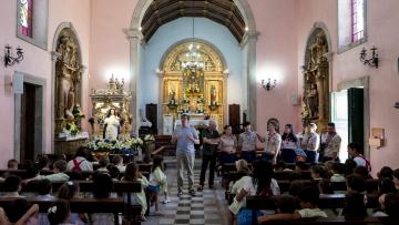 Uma centena de crianças peregrinou a Nossa Senhora de Atime em Fafe