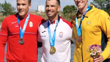 Fernando Pimenta conquista medalha de ouro em K1 1.000 metros na Taça do Mundo